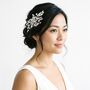 Crystal Flower Hair Comb, thumbnail 2 of 2