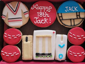 Personalised Cricket Biscuit Tin, 3 of 12