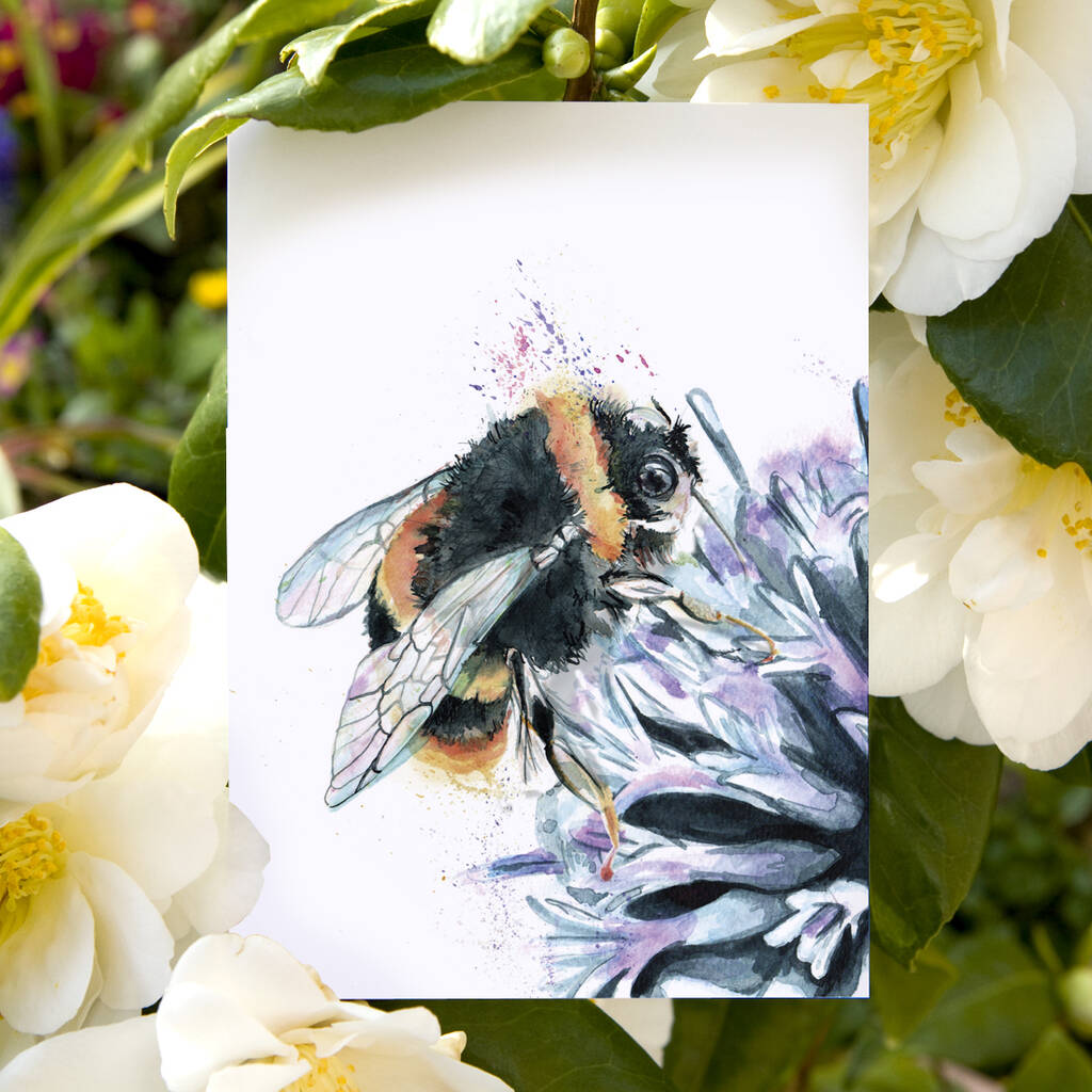 Inky Bumblebee Postcards, 1 of 7