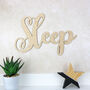 Wooden Sleep Wall Sign, thumbnail 1 of 2