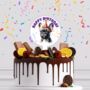 Personalised Dog Party Hat Cake Topper, thumbnail 8 of 12