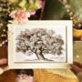 Personalised Family Tree Birth Flower Print, thumbnail 1 of 8