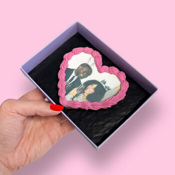 Edible Photo Heart Letterbox Cookie, 5 of 7