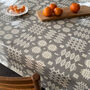 Welsh Blanket Print Oilcloth Tablecloth, thumbnail 1 of 12