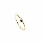 Double Stone Thin Ring, Rose Or Gold Vermeil 925 Silver, thumbnail 3 of 7