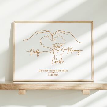 Personalised New Baby Keepsake Print, 6 of 9