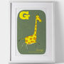 Personalised 'Giraffe' Print, thumbnail 1 of 2