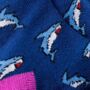 Bamboo Socks For Children Shark, thumbnail 4 of 5