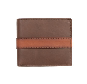 Personalised English Leather Brown Tan Leather Wallet, 4 of 12