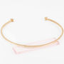 Rose Gold Plated Silver Choker Necklace, thumbnail 5 of 8