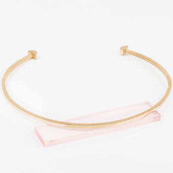 Rose Gold Plated Silver Choker Necklace, 5 of 8