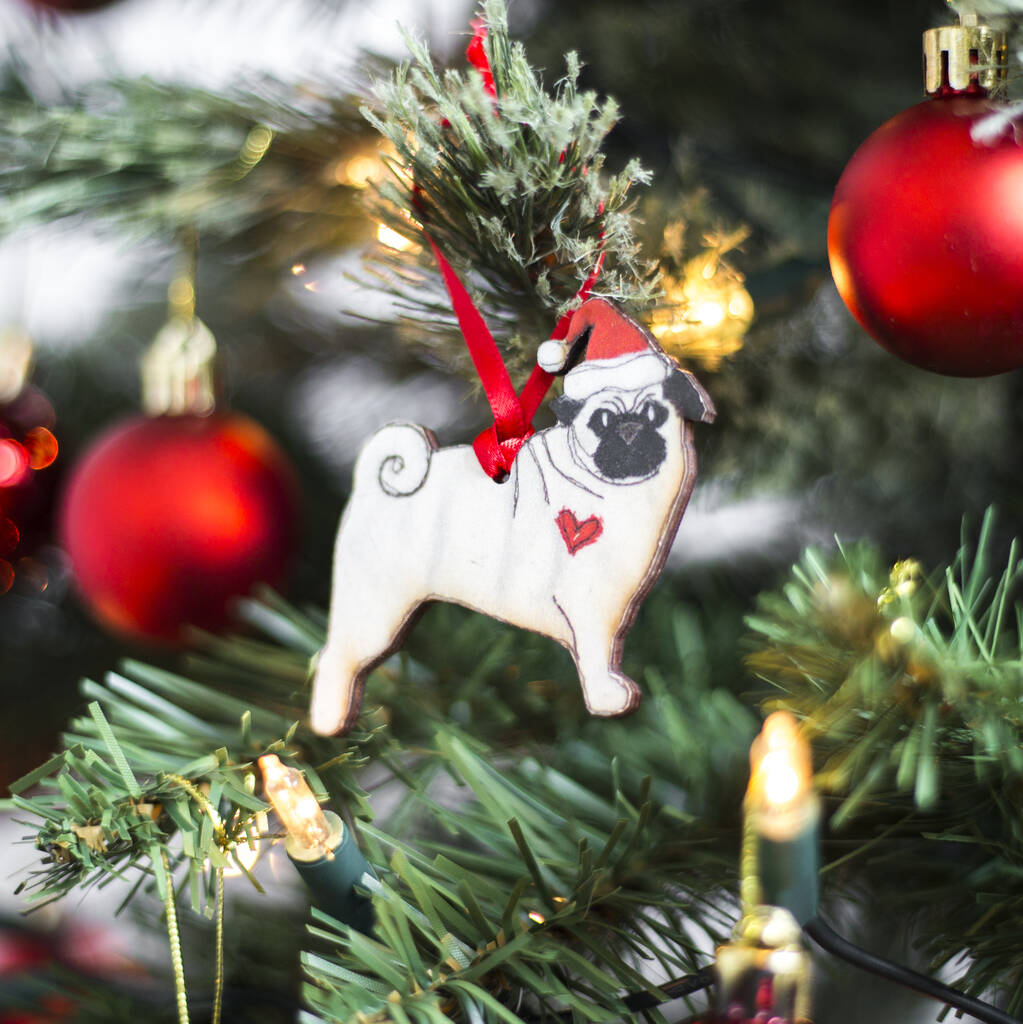 Pug Christmas Tree 