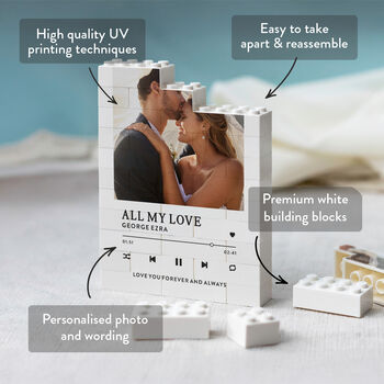 Personalised Romantic Style Block Keepsake Gifts, 4 of 12