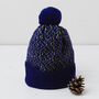 Lambswool Knitted Scatter Pom Pom Hat, thumbnail 5 of 12