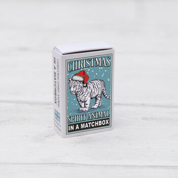 Tiger Christmas Spirit Animal In A Matchbox, 4 of 8
