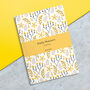 Personalised Bold Flower Notebook, thumbnail 1 of 10