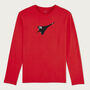 Concorde 76 Airplane Red Long Sleeve Top, thumbnail 1 of 5