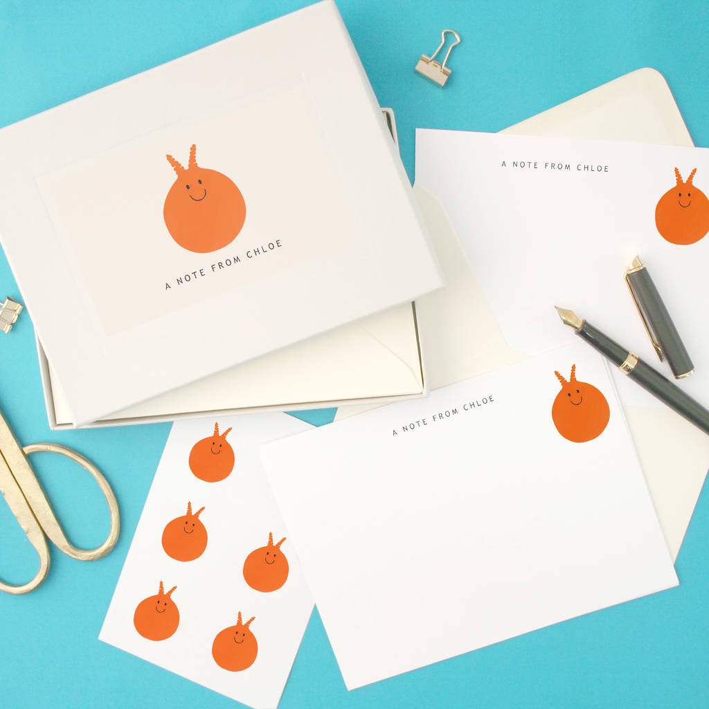 Personalised Space Hopper Writing Set, 1 of 7