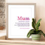 Personalised Dictionary Style Mother's Day Print, thumbnail 2 of 3