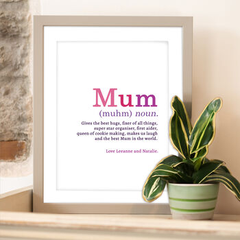 Personalised Dictionary Style Mother's Day Print, 2 of 3