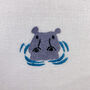 Children's Safari Embroidered Nursery Cushion, thumbnail 6 of 8