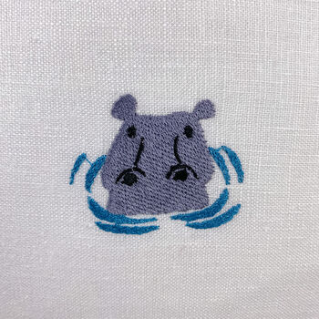Children's Safari Embroidered Nursery Cushion, 6 of 8