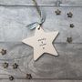 'Daddy And' Child's Name Father's Day Keepsake Star, thumbnail 5 of 5