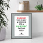 Personalised Not A Kitchen A Gin Tasting Area Print, thumbnail 3 of 5