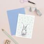 Personalised Rabbit Birthday Card, thumbnail 2 of 8
