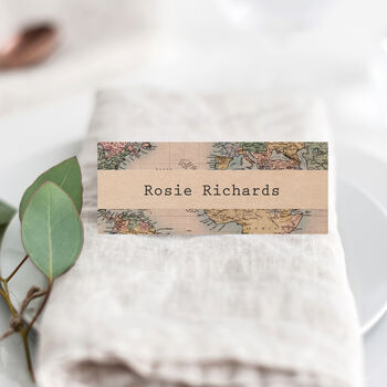 Vintage Travel Table Names, 5 of 9
