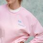 Personalised Embroidered Soft Sweatshirt, thumbnail 3 of 9
