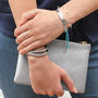 Personalised Leather Clutch Bag Or Cosmetic Purse, thumbnail 6 of 12