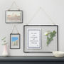 Black Hanging Picture Frame, thumbnail 1 of 1
