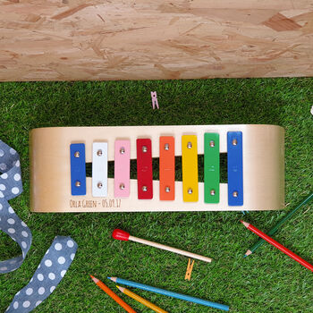 Personalised Wooden Xylophone, 3 of 6