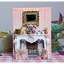 Luxury Pink Fireplace Card, thumbnail 1 of 7