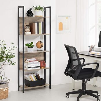 Five Tier Storage Shelf Bookshelf Shelvings Unit Rack, 2 of 8