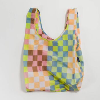 Checkered Reusable Checkered Shopper Bag, 2 of 2