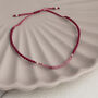 Sterling Silver Gemstone Friendship Bracelet, thumbnail 9 of 11