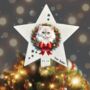 Personalised Tree Topper Cat Christmas Wreath. 20 Different Breeds, thumbnail 8 of 12