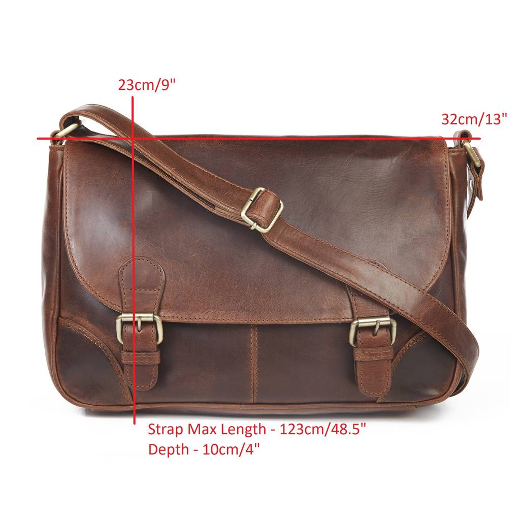 camden oiled leather satchel by the leather store | notonthehighstreet.com