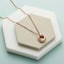 Rose Gold Plated Friendship Knot Necklace, thumbnail 3 of 6