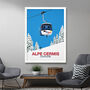 Alpe Cermis Ski Resort Poster, thumbnail 2 of 6