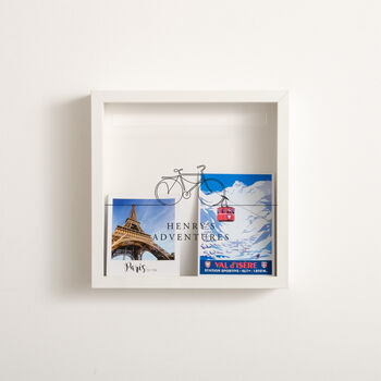 Personalised Travel Memory Frame Bike, 4 of 8