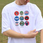 Golf Beer Mats Oversized T Shirt, thumbnail 5 of 10