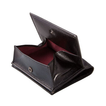 Personalised Leather Wallet With Coin Section 'Rocca', 8 of 12