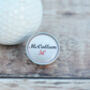 Personalised 50th Birthday Golf Lapel Pin Badge, thumbnail 2 of 4