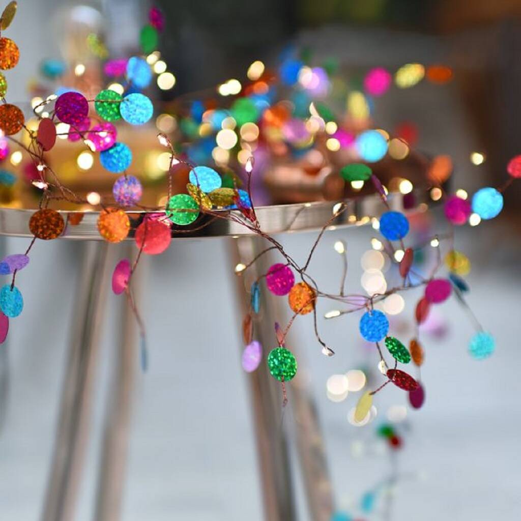 Confetti Battery Or Mains Fairy Lights, 1 of 4
