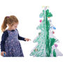 Kid Eco Cardboard Christmas Tree Three Pack White, thumbnail 4 of 8