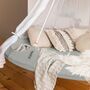 Large Hanging Indoor And Outdoor Deluxe Bed In Seagull, thumbnail 3 of 12
