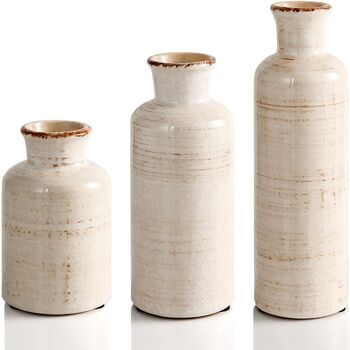 Set Of Three Ceramic Vase For Flowers, 7 of 9